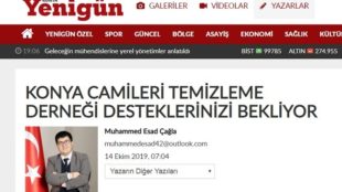 Konya Yenigün Gazetesinde Derneğimiz hakkında bir Köşe Yazısı